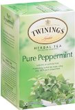 Twinings Pure Peppermint Herbal Tea 141 Ounce Box 20 Count
