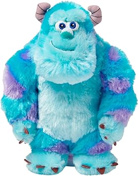 Disney Store Official Sulley Plush Toy - Soft 9-Inch Cuddly Monster from Pixar's Monsters, Inc. - Iconic Blue & Purple Design - Perfect Collectible & Cozy Companion for Fans and Kids Everywhere