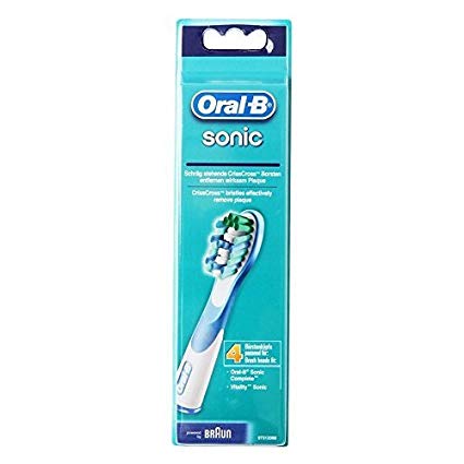 Oral B Sonic Complete 1 pack of 4 Refill Toothbrush heads