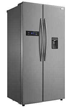 Russell Hobbs American Style Fridge freezer, 90cm wide, Side by Side, A  efficiency, RH90FF176SS-WD 2 Year Warranty** (Stainless steel)