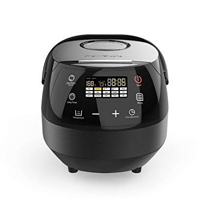 CleverChef by Drew&Cole 14 in 1 Multi Cooker - Rice Cooker, Slow Cooker, Steamer, Soup and Bread Maker - 5 Litres (860W) Charcoal