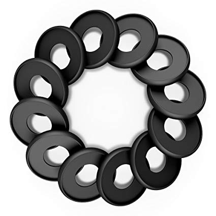 Discagenda Aluminum Disc-Binding Discs 33mm 1.3in 12 Piece Set Black