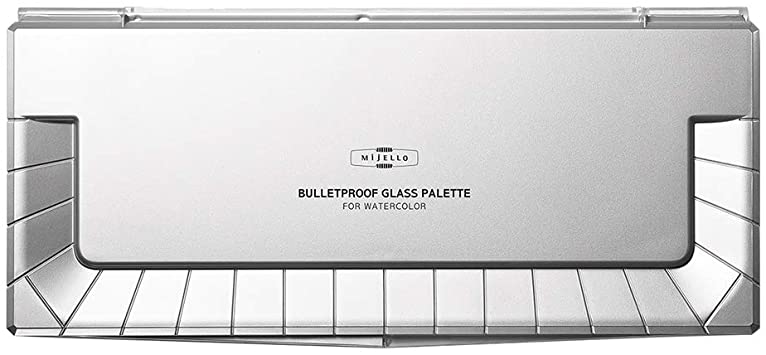 New Mijello Bulletproof Glass Palette for Watercolor 36 Colors by Mijello