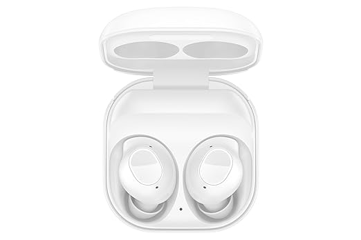 Samsung Galaxy Buds FE (White)| Powerful Active Noise Cancellation | Enriched Bass Sound | Ergonomic Design | 30-Hour Battery Life