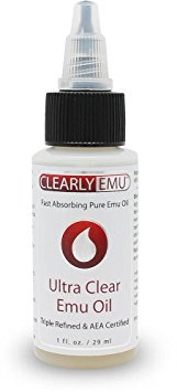 CLEARLY EMU Ultra Clear Emu Oil 1 oz AEA Certified
