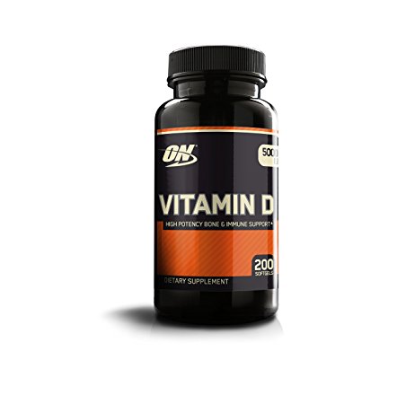 Optimum Nutrition Vitamin D Soft Gels, 5000 Iu, 200 Count