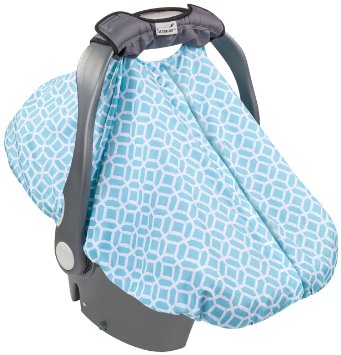 Summer Infant 2-in-1 Carry and Cover Infant Car Seat Cover Diamond Links