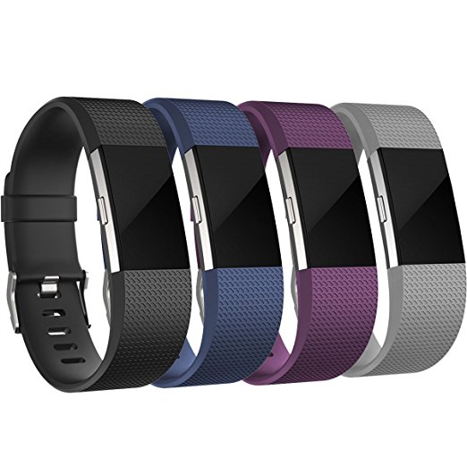 For Fitbit Charge 2 Bands, Adjustable Replacement Sport Strap Bands for Fitbit Charge 2 Smartwatch Fitness Wristband