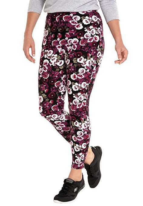 Woman Within Women's Plus Size Cozy Legging