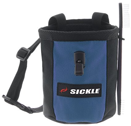 Sickle Retro Chalk Bag with FREE Belt and M-16 Climbing Brush ($9 Bonus)