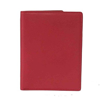 RFID Blocking Passport Travel Document Wallet in Genuine Leather