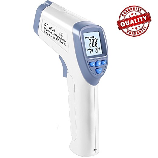 Forehead Thermometer, Non-Contact Infrared Digital CE and FDA approved Fever Thermometer