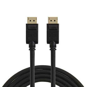 CableCreation 16.5 Feet DisplayPort to DisplayPort Cable, Gold Plated DP to DP Cable Support 4K Resolution, 5M / Black