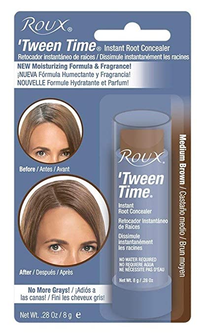 Roux Temporary Haircolor Touch-Up Stick Med Brown