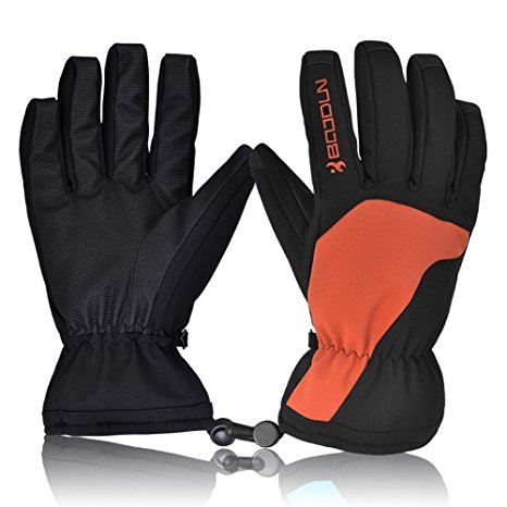 Ski Gloves, Hicool Waterproof Thermal Winter Ski Gloves Snowboard Snowmobile Motorcycle Cycling Outdoor Sports Gloves-Men’s