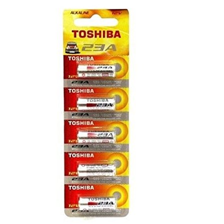 TOSHIBA 23A LRV08 12V ALKALINE BATTERY 1PACK (5PC) Single Use Batteries