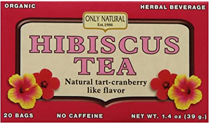 Only Natural Nutritional Supplement, Organic Hibiscus Tea, 1.4 Ounce