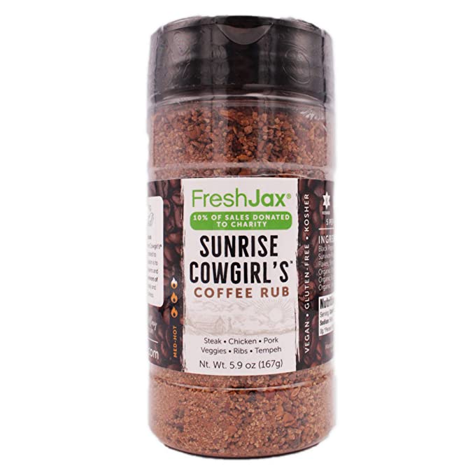 FreshJax Premium Gourmet Spice Blends (Sunrise Cowgirl's Coffee Rub)