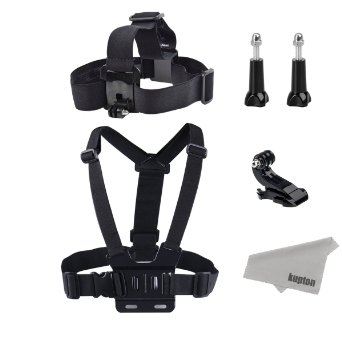Kupton GoPro 6-in-1 Harness Strap bundle Kit 6 Items
