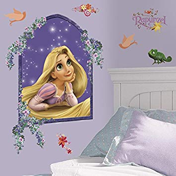 RoomMates Princess Rapunzel Peel and Stick Giant Wall Decals