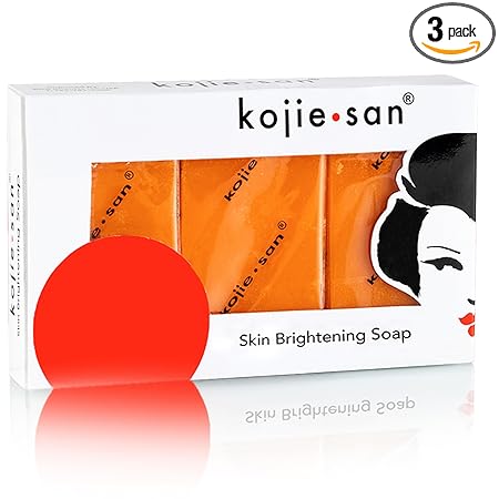 Original Kojie San Facial Beauty Soap - 65g, 3 Bars Per Pack - Guaranteed Authentic