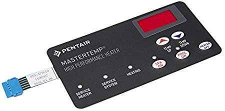 Pentair 472610Z Switch Membrane Pad Replacement MasterTemp Pool and Spa Heater Electrical System