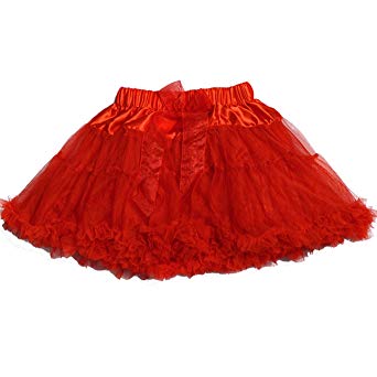 LCLHB Girls Tulle Fluffy Tutu Dance Petti Skirt for Infant Baby Toddler Kids Children