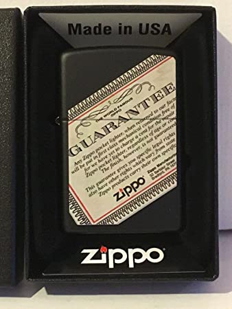 Zippo Pocket Lighter Windproof Collectors Guarantee Limited Edition