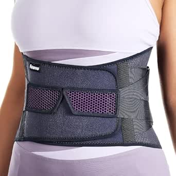 Back Brace for Lower Back Pain Women, Back Support Belt for Intant Pain Relief from Sciatica Hernated Disc Scoliosis Back Sprain, Adjustable Support for Bending Sitting Standing Heavy Lifting