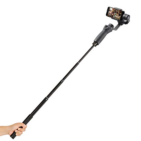 Extension Rod for Gimbal - YILIWIT 29 inch Adjustable Selfie Stick Compatible with Gimbal Stabilizer DJI Osmo Mobile 2/Feiyu/Zhiyun Smooth Q & 4 and All Gimbles with 1/4" Thread Handhled Pole