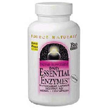 Source Naturals Daily Essential Enzymes, 500mg, 480 Vcaps (240 X 2)