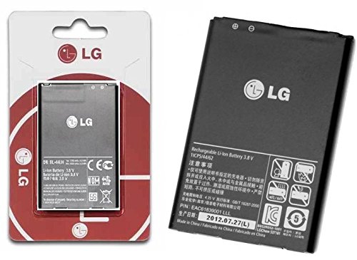 LG BL44JH 1700mAh Original OEM Battery for the LG Motion 4G MS770/Optimus L7/P700/P750/Splendor/Venice - Non-Retail Packaging - Black