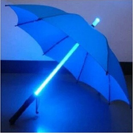 ZHOL Blue LED Light Umbrella