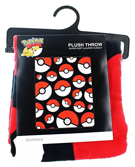 Pokemon PokeBall Throw Blanket