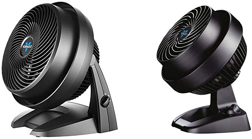 Vornado 630 Mid-Size Whole Room Air Circulator Fan &  CR1-0073-06 530 Small Whole Room Air Circulator Fan, Black