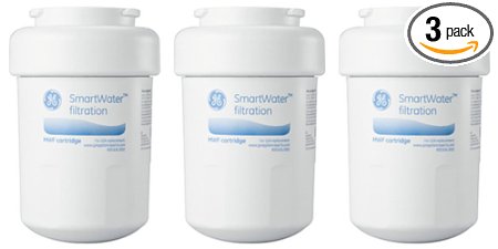 GE SmartWater MWF Refrigerator Water Filter 3-Pack