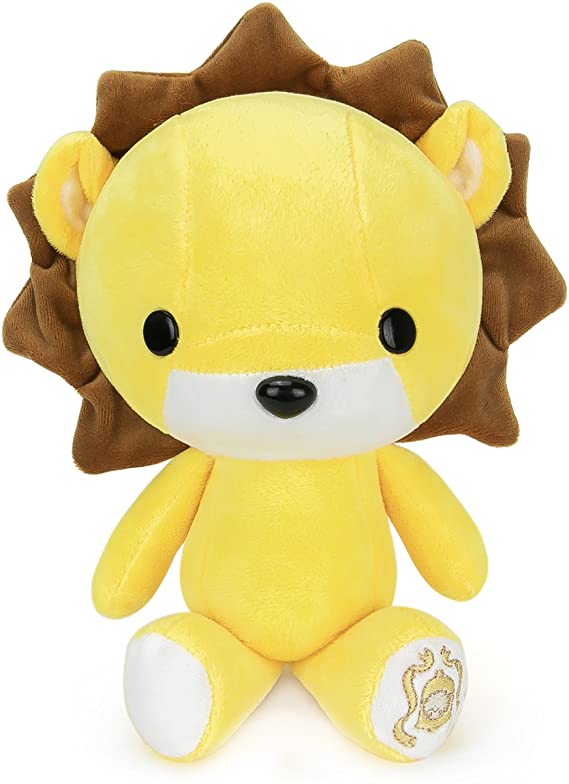 Bellzi Yellow Lion Cute Stuffed Animal Plush Toy - Adorable Soft Lion Toy Plushies and Gifts - Perfect Present for Kids, Babies, Toddlers - Lioni