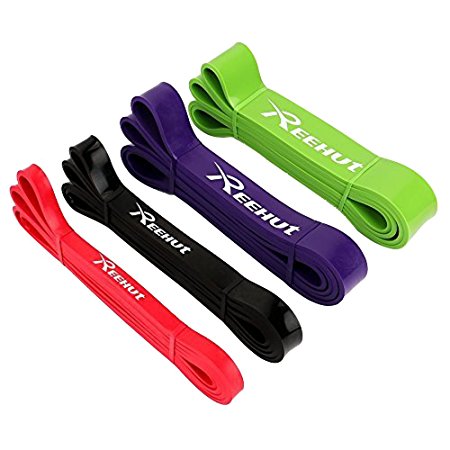 Reehut Latex Loop Resistance Band - Jump Stretch Bands for Workout & Physical Therapy