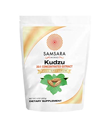 Samsara Herbs Kudzu Root Extract Powder (8oz/227g) 20:1 Concentrated Extract 60% Honokiol, 25% Magnolol