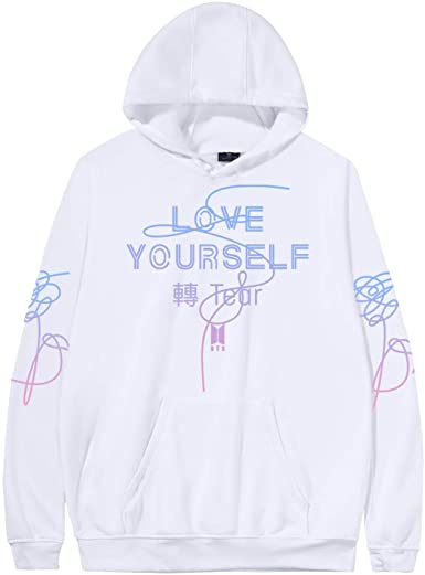 Kpop BTS Hoodie Love Yourself SUGA Jimin Jungkook V Rapmonster Jhope Jin Sweater