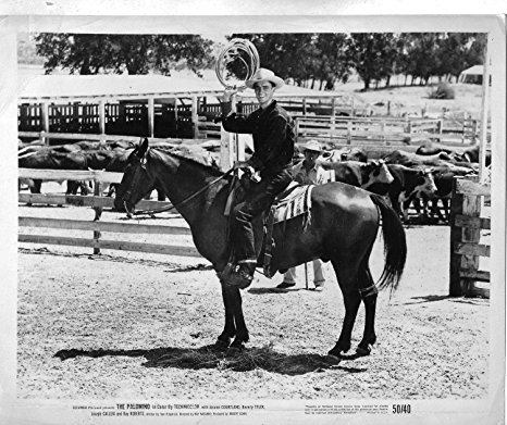 Jerome Courtland on horse The Palomino Original 8x10 photo J8779