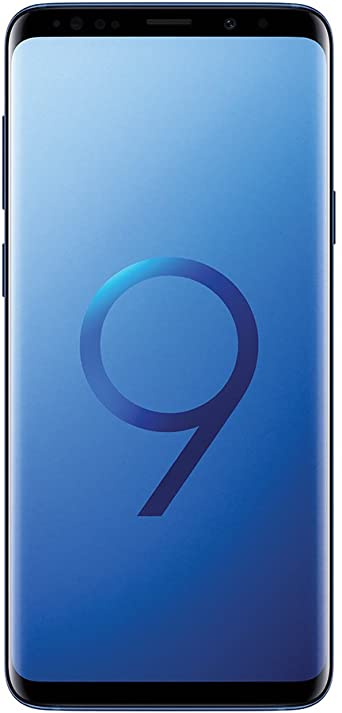 Samsung Galaxy S9 Plus (6.2", Dual SIM) 64GB SM-G965F/DS Factory Unlocked LTE Smartphone (Coral Blue) - International Version