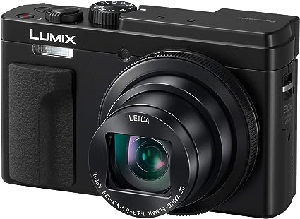 Panasonic LUMIX ZS80D 4K Digital Camera, 20.3MP 1/2.3-inch Sensor, 30X Leica DC Vario-Elmar Lens, F3.3-6.4 Aperture, WiFi, Hybrid O.I.S. Stabilization, 3-Inch LCD, DC-ZS80DK (Black)