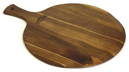 Mountain Woods PPAL Gourmet Acacia Hardwood Pizza Peel/Cutting Board/Serving Tray Large, Brown