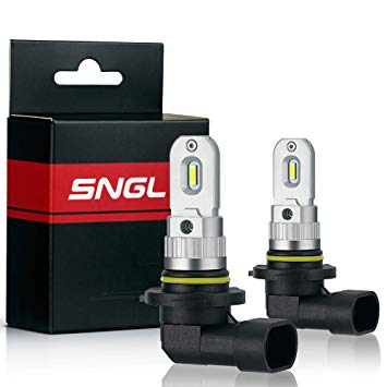 SNGL 9006 HB4 LED Fog Light bulb 6000K White Super Bright without Glare for Fog lights or DRL(Pack of 2)