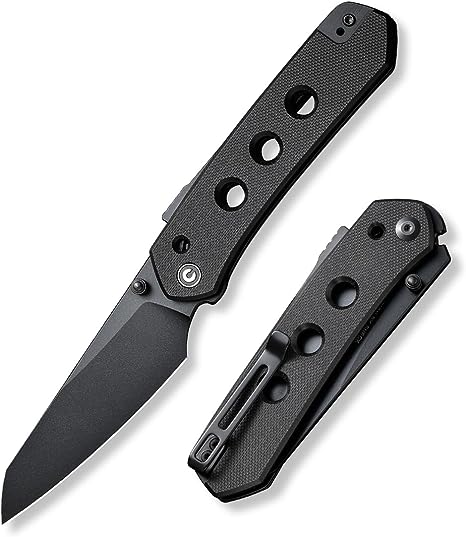 CIVIVI Vision FG Pocket Knife for EDC, Superlock Folding Knife with 3.54" Reverse Tanto Nitro-V Blade G-10 Handle, Ideal Gift for Men Women C22036-1