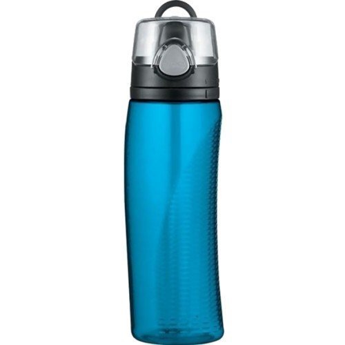 Thermos Hydration Water Bottle with Meter, Teal, 710 ml