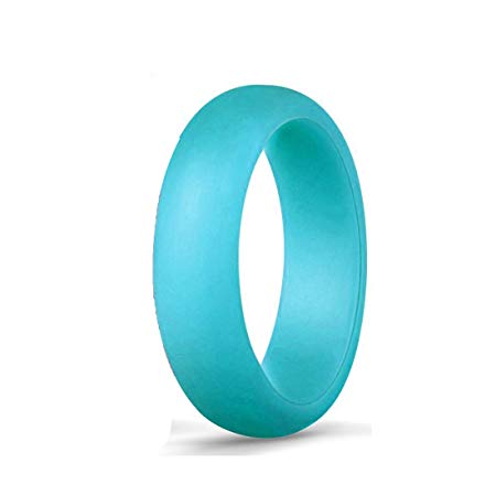QVOW Silicone Rings for Women, Thin, Affordable and Stackable Rubber Wedding Bands, 12, 7, 4, 3 Packs & Singles, Width: 3.0mm, 5.7mm, 8.0mm