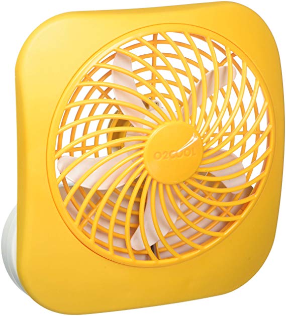 O2COOL 5 Inch Portable Fan, 1 Unit, Orange