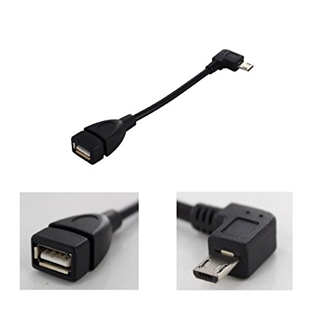 2 Packs OTG Cable, EEEKit Mirco USB 2.0 USB On The Go OTG Host Cable Adapter for Samsung Galaxy Tab E 9.6 and Other OTG Function Tablet Smartphone